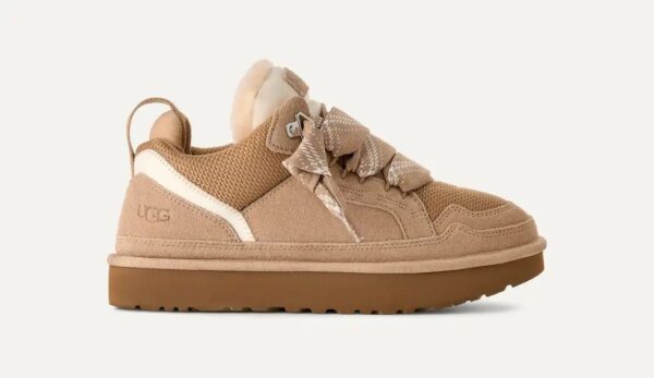 ⁦UGG Lowmel Sand נעלי סניקרס לנשים לואמל סנד⁩ – תמונה ⁦5⁩
