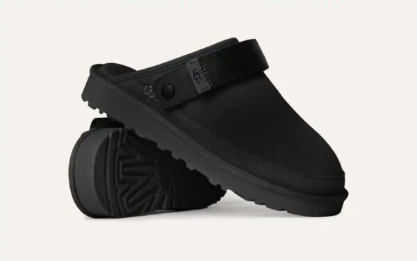 ⁦UGG Goldencoast Clog II Black | כפכפי גברים שחורים⁩ – תמונה ⁦3⁩